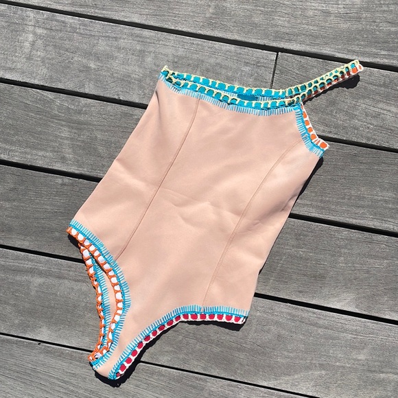 KIINI nude one piece. Size Medium.